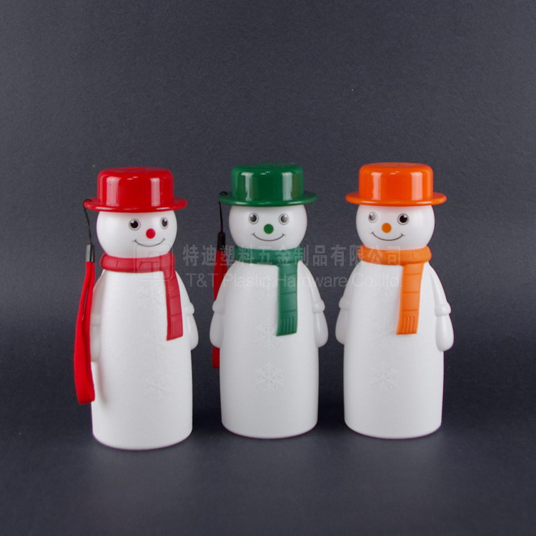 自家設(shè)計(jì)圣誕節(jié)禮品雪人運(yùn)動(dòng)水瓶帶彩盒包裝