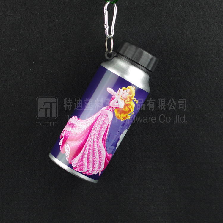 500ML 鋁制涂層平價(jià)水壺帶登山扣可印logo